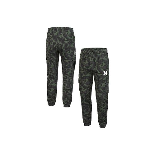 Colosseum Mens Camo Nebraska Huskers Logo OHT Military-Inspired Appreciation Code Fleece Pants