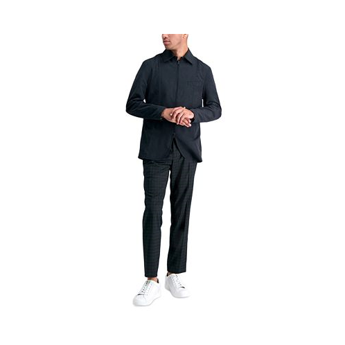 Kenneth Cole Reaction Mens Gabardine Skinny/Extra-Slim Fit Performance Stretch Flat-Front Dress Pants