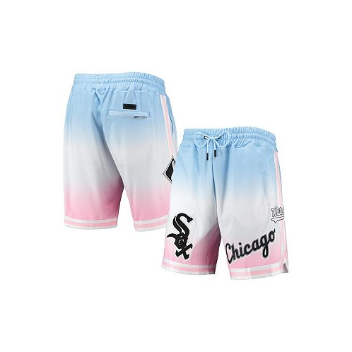 Pro Standard Mens Blue Pink Chicago White Sox Team Logo Pro Ombre Shorts