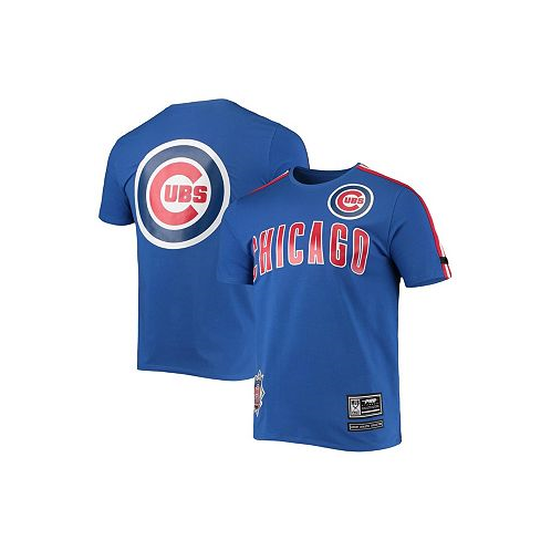 Pro Standard Mens Royal Chicago Cubs Taping T-shirt