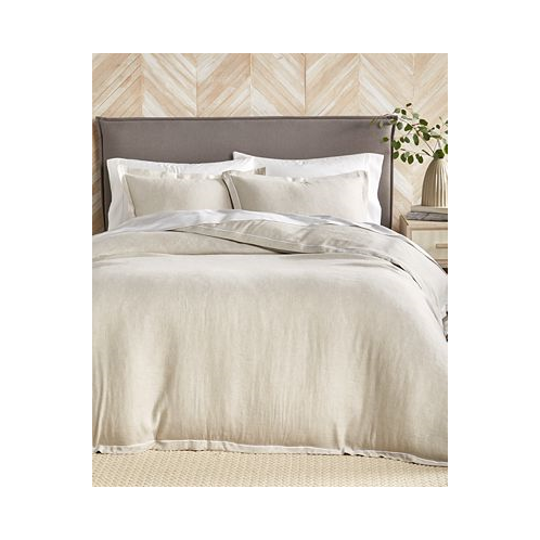 Hotel Collection Linen/Modal Blend 3-Pc. Comforter Set Full/Queen