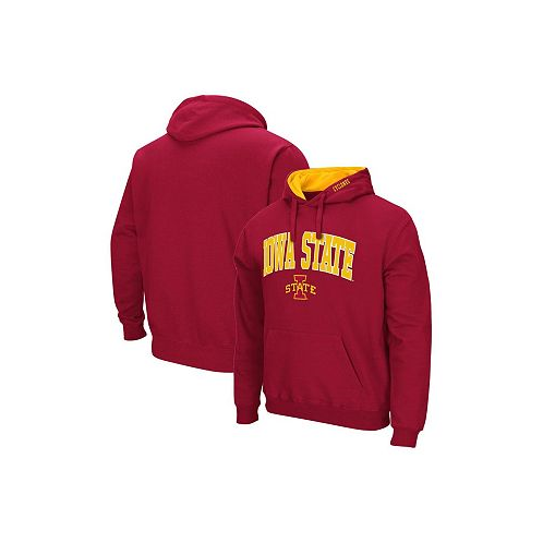 Colosseum Mens Iowa State Cyclones Arch & Logo 3.0 Pullover Hoodie