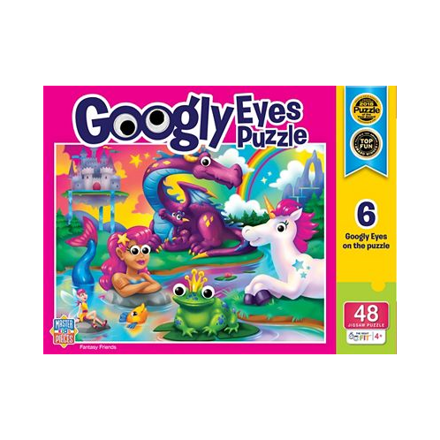Masterpieces Googly Eyes - Fantasy Friends 48 Piece Jigsaw Puzzle