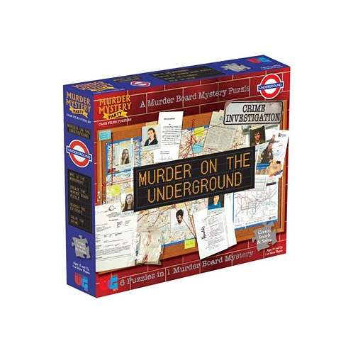 University Games Murder Mystery Party Case Files Murder on the Underground Puzzle Set 100 Pieces