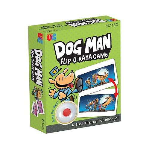 University Games Dog Man Flip-O-Rama Game Set 64 Piece