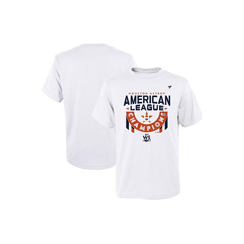 Fanatics Toddler Boys and Girls White Houston Astros 2022 American League Champions Locker Room T-shirt