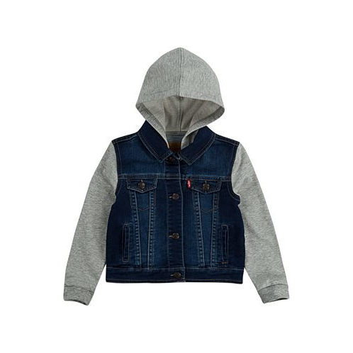 Levis Baby Boys French Terry Sleeve Trucker Jacket