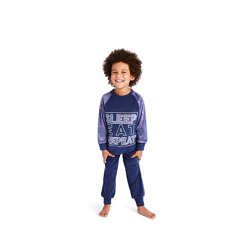 Jellifish Kids Toddler|Child Boys 2-Piece Pajama Set Kids Sleepwear Long Sleeve Top and Long Cuffed Pants PJ Set