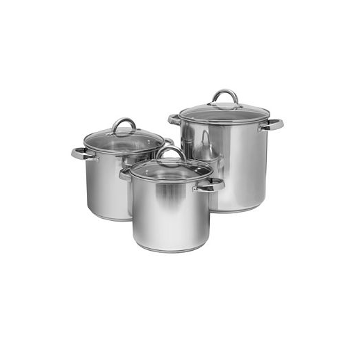Sedona Kitchen 3-Pc. Stainless Steel Stockpot Set