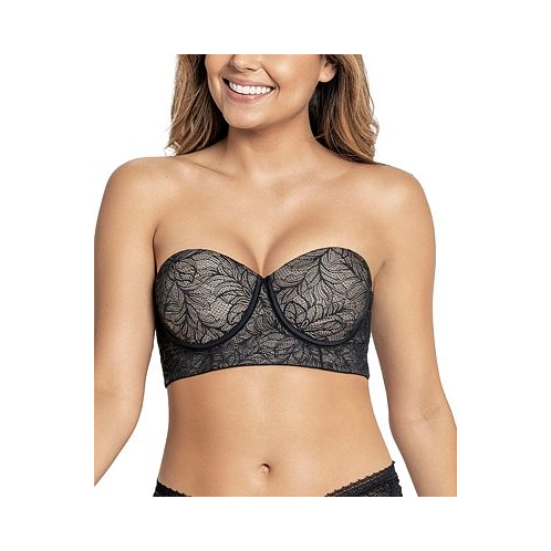 Leonisa Womens Lace 360- Strapless Longline Contouring Lace Bra 11911N