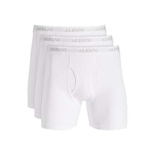 Alfani Mens Regular-Fit Solid Boxer Briefs Pack of 4