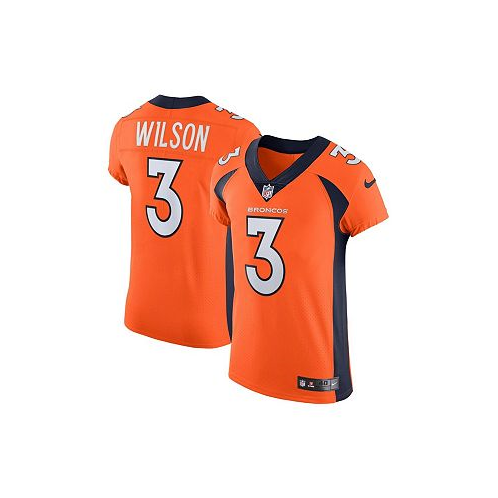 Nike Mens Russell Wilson Orange Denver Broncos Vapor Elite Jersey