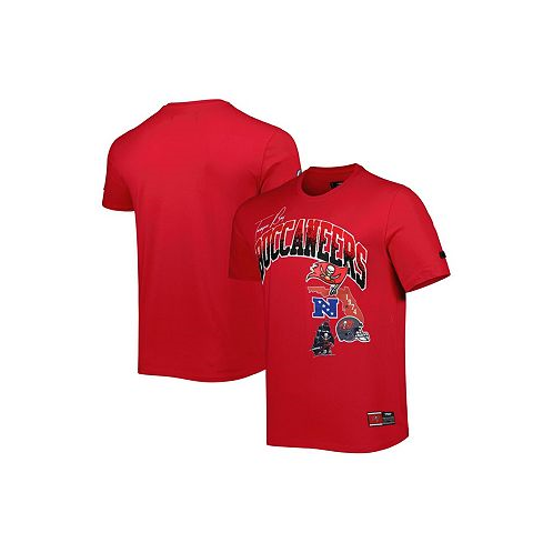Pro Standard Mens Red Tampa Bay Buccaneers Hometown Collection T-shirt