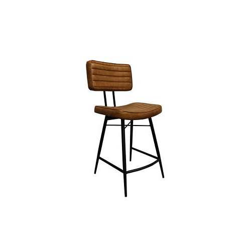 Coaster Home Furnishings 2-Piece Leather Partridge Upholstered Counter Height with Footrest Stools Set