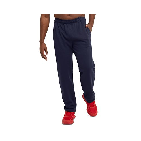 Champion Mens Big & Tall Powerblend Open Bottom Fleece Sweatpants