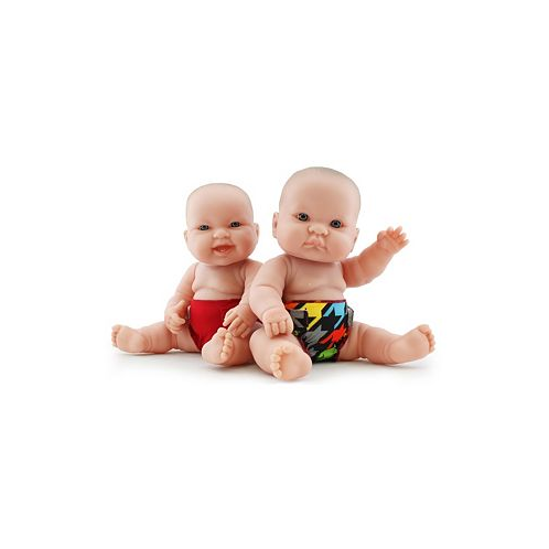 Kanga Care Rumparooz Reusable Baby Doll Diaper Set (2pk) for 10-16 Inch Dolls