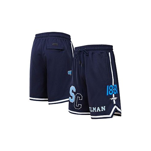 Pro Standard Mens Navy Spelman College Jaguars University Classic Shorts