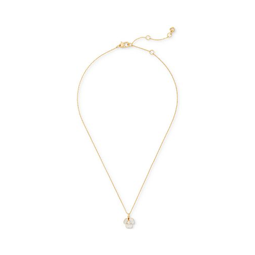 Kate spade new york Gold-Tone Crystal Bouquet Toss Mini Pendant Necklace