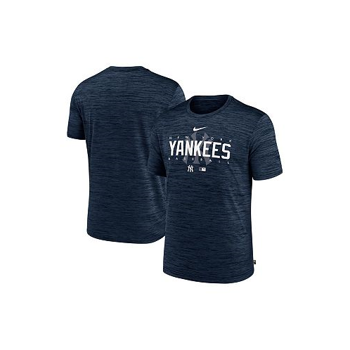 Nike Mens Navy New York Yankees Authentic Collection Velocity Performance Practice T-shirt