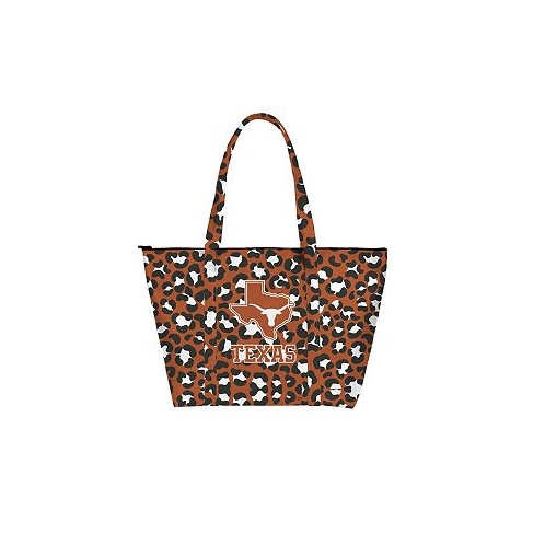 Indigo Falls Womens Texas Longhorns Leopard Weekender Tote Bag