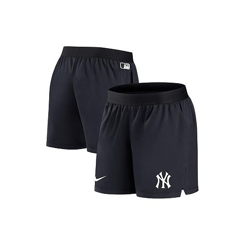 Nike Womens Navy New York Yankees Authentic Collection Team Performance Shorts