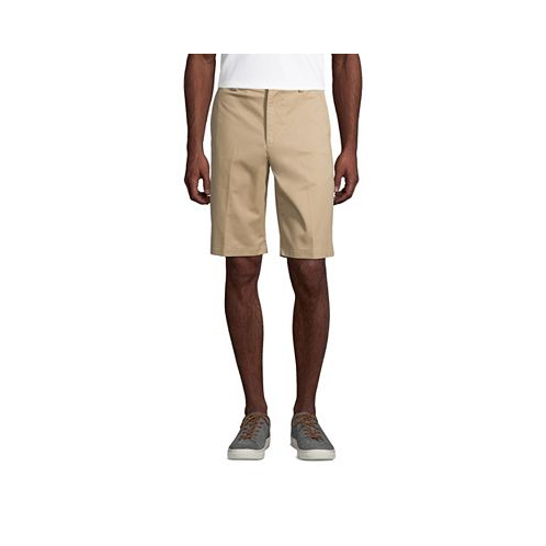 Lands End Mens School Uniform 12 Wrinkle Resistant Chino Shorts