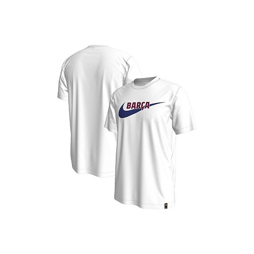 Nike Mens White Barcelona Swoosh T-shirt