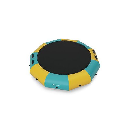 Costway 10FT Inflatable Water Bouncer Splash Padded Water Trampoline