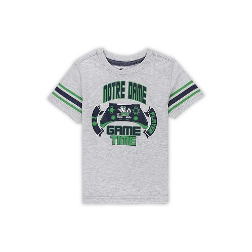 Colosseum Toddler Boys and Girls Heather Gray Notre Dame Fighting Irish Gamer T-shirt
