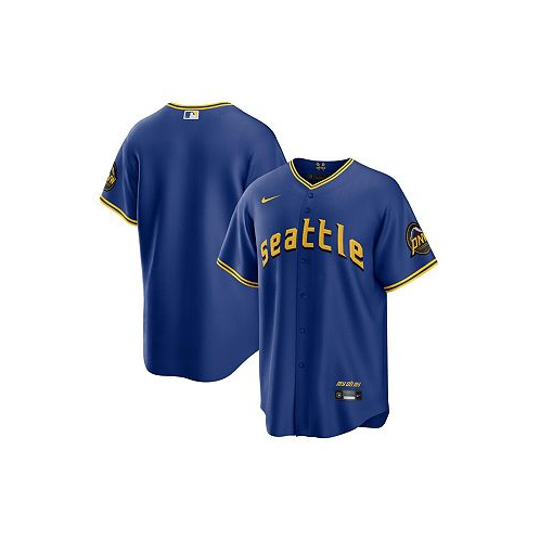 Nike Mens Royal Seattle Mariners 2023 City Connect Replica Jersey