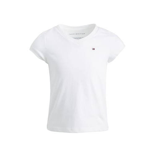 Tommy Hilfiger Big Girls Cotton V-Neck T-Shirt