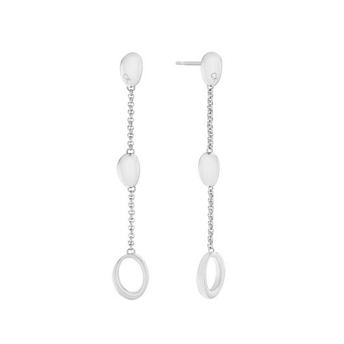 Calvin Klein Womens Stainless Steel Drop Earrings