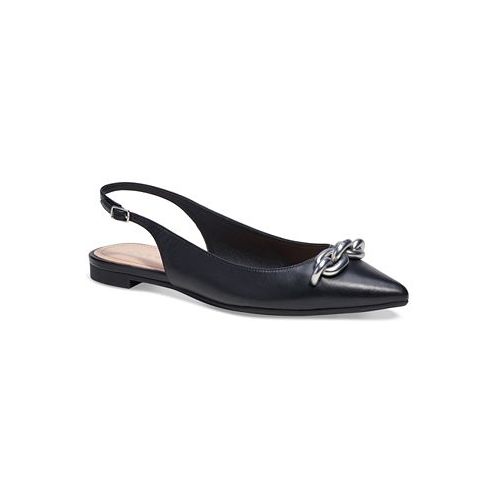 COACH Womens Veronica Skimmer Chain Slingback Flats