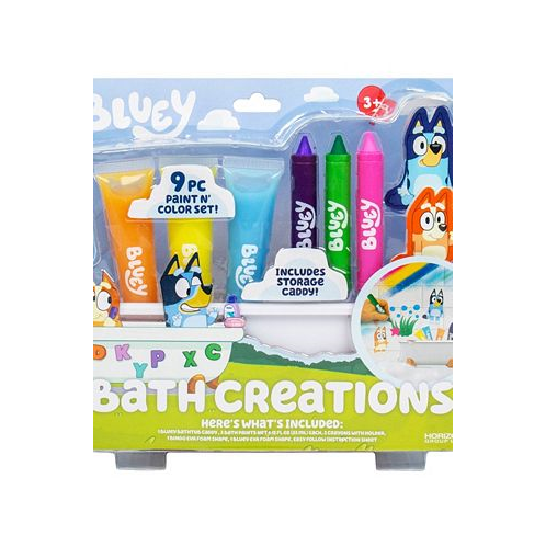 Bluey Creative Bath Coloring Set 10 Piece
