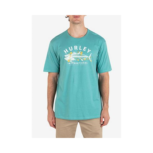 Hurley Mens Everyday Fish Food Short Sleeve T-shirt