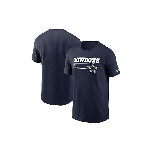 Nike Mens Navy Dallas Cowboys Division Essential T-shirt