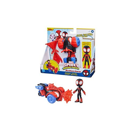 Spidey and His Amazing Friends Marvel Miles Morales- Spider-Man Techno Racer Set