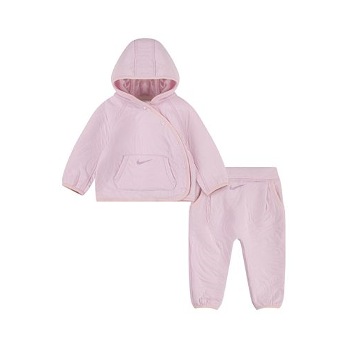 Nike Baby Boys or Girls Ready Snap Jacket and Pants 2 Piece Set