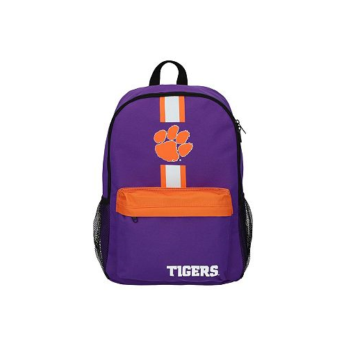FOCO Mens and Womens Clemson Tigers 2021 Team Stripe Backpack
