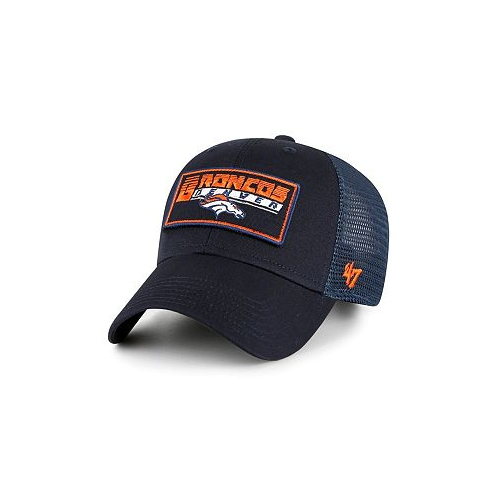 47 Brand Big Boys and Girls Navy Denver Broncos Levee MVP Trucker Adjustable Hat
