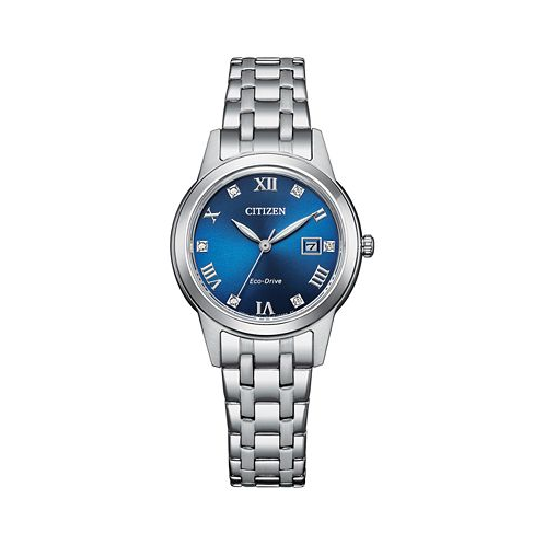 Citizen Eco-Drive Womens Classic Stainless Steel Bracelet Watch 29mm