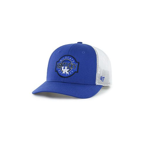 47 Brand Big Boys and Girls Royal Kentucky Wildcats Scramble Trucker Adjustable Hat