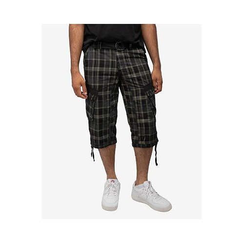 X-Ray Mens Belted 18 Inseam Below Knee Long Cargo Shorts
