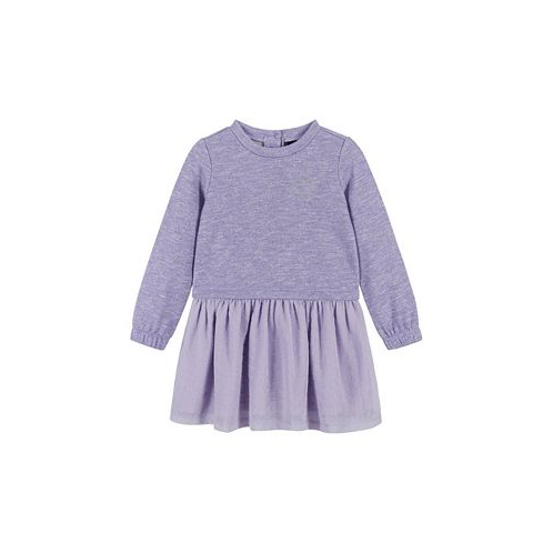 Andy & Evan Toddler Girls / Purple Heart Two-Fer Dress