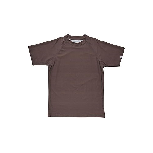 Snapper Rock Mens Chocolate Sustainable SS Rash Top