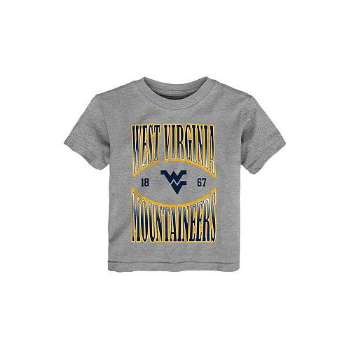 Outerstuff Toddler Boys and Girls Heather Gray West Virginia Mountaineers Top Class T-shirt