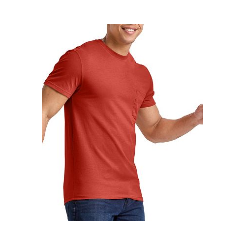 Hanes Mens Originals Cotton Short Sleeve Pocket T-shirt