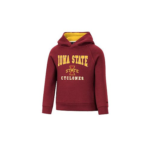 Colosseum Toddler Boys and Girls Cardinal Iowa State Cyclones Chimney Sweep Raglan Pullover Hoodie
