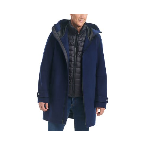 Vince Camuto Mens Three-in-One Wool Coat