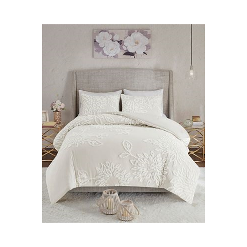 Madison Park Veronica Floral Tufted 3-Pc. Comforter Set Full/Queen